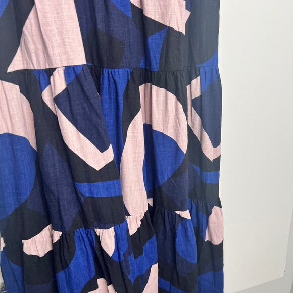 Mister Zimi Lottie Midi Dress in Agave  Geometric Womens Size 10 - Picture 11 of 16